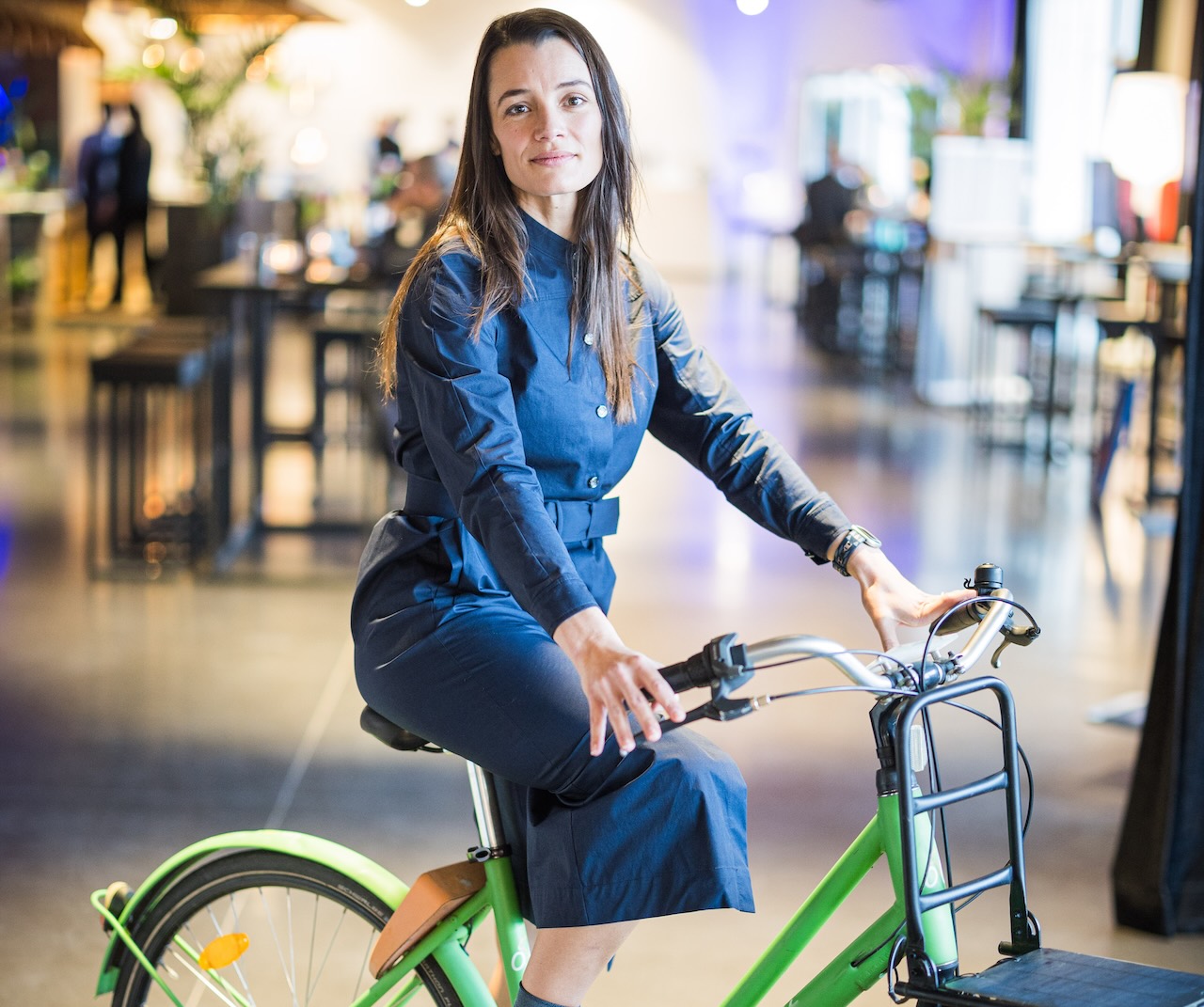 Cycling professor Meredith Glaser
